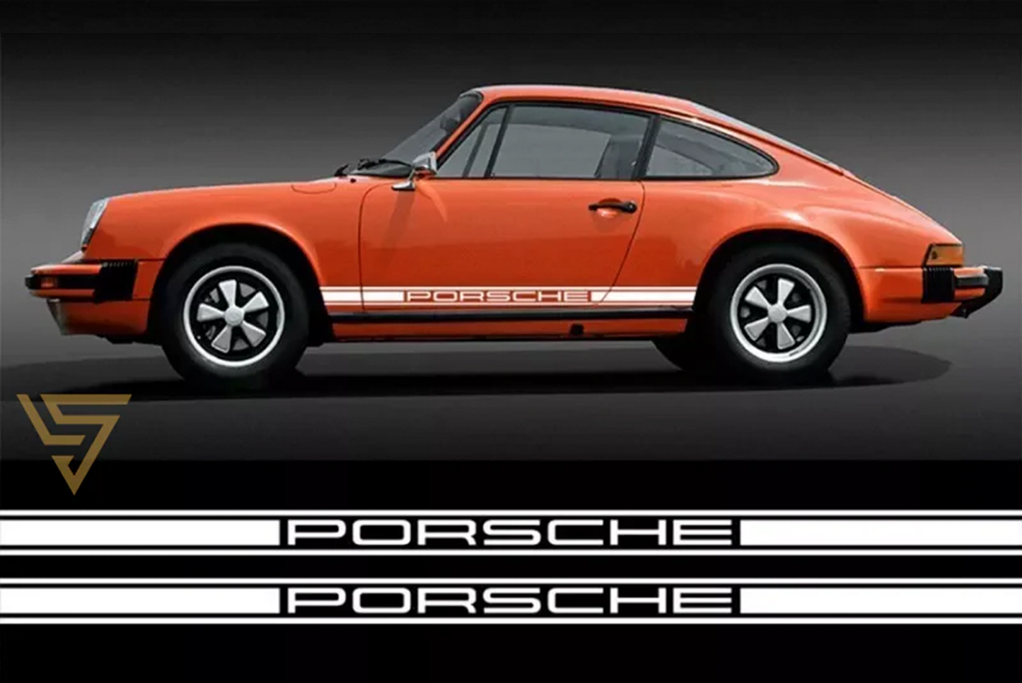 Porsche side decals 911, 964, 993, 996, 997, 987