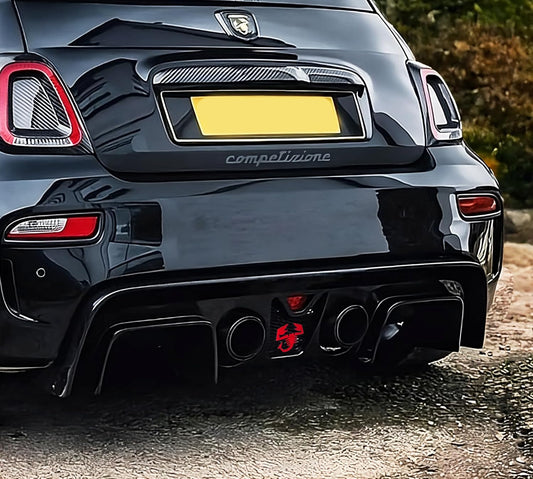 Abarth 500 / 595 / 695 Scorpion diffuser emblem