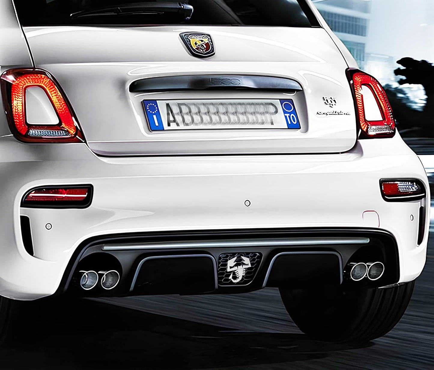 Abarth 500 / 595 / 695 Scorpion diffuser emblem
